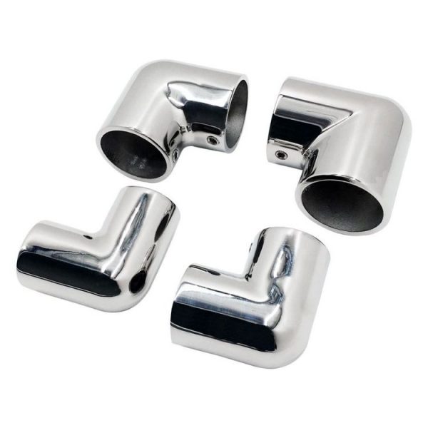 316 Stainless Steel Marine Yacht Hand Rail Fitting Boat Pipe Connector Elbow Tube Connector Mount Hardware