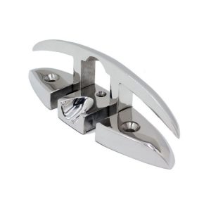 Oval Folding Stainless Steel Cleat With Hiden Hex Bolts Benchmark Seadog